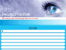 Tablet Screenshot of project13d.com